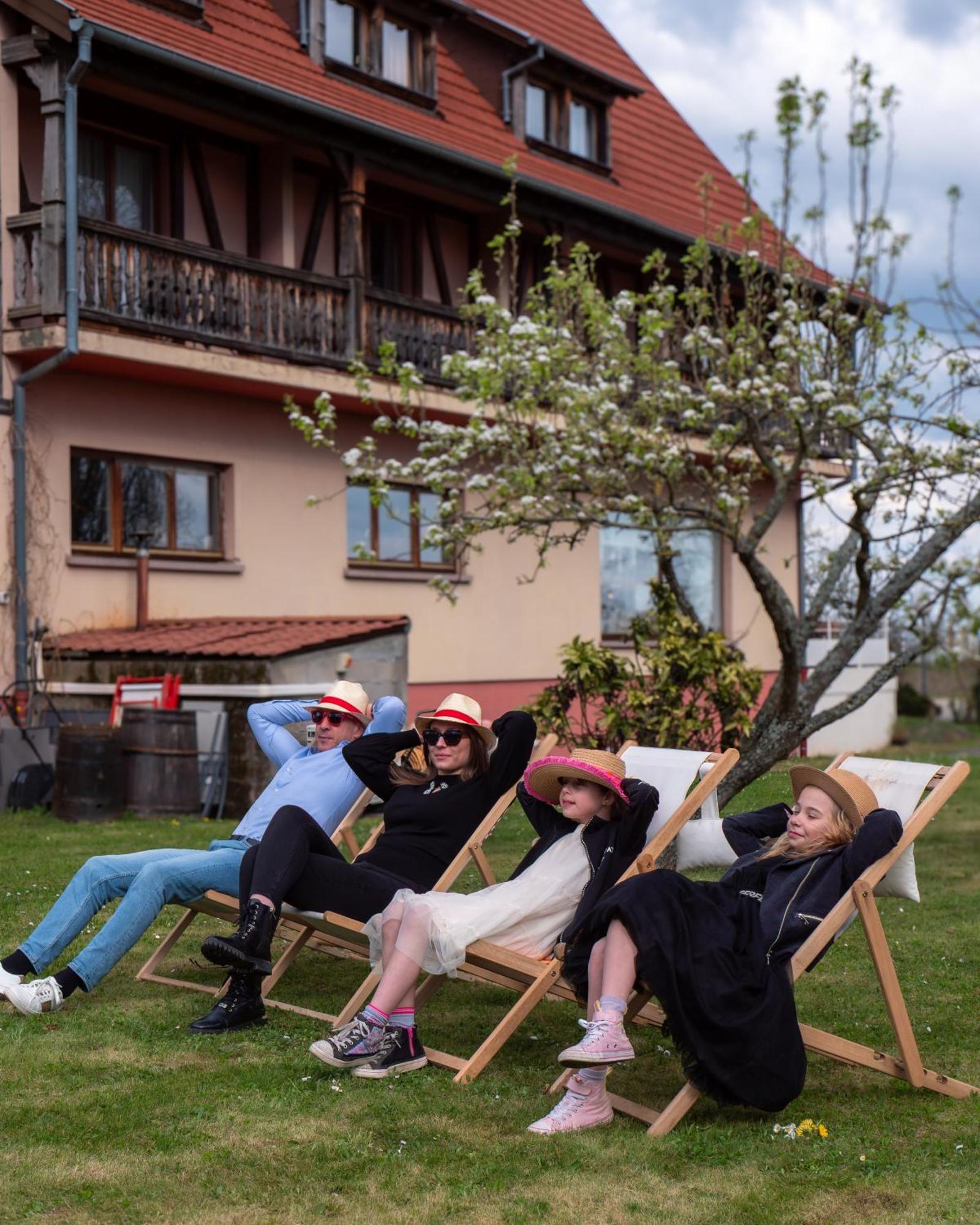 Hotel Restaurant Verger Des Chateaux, Route Des Vins Haut-Koenigsbourg Dieffenthal Екстериор снимка